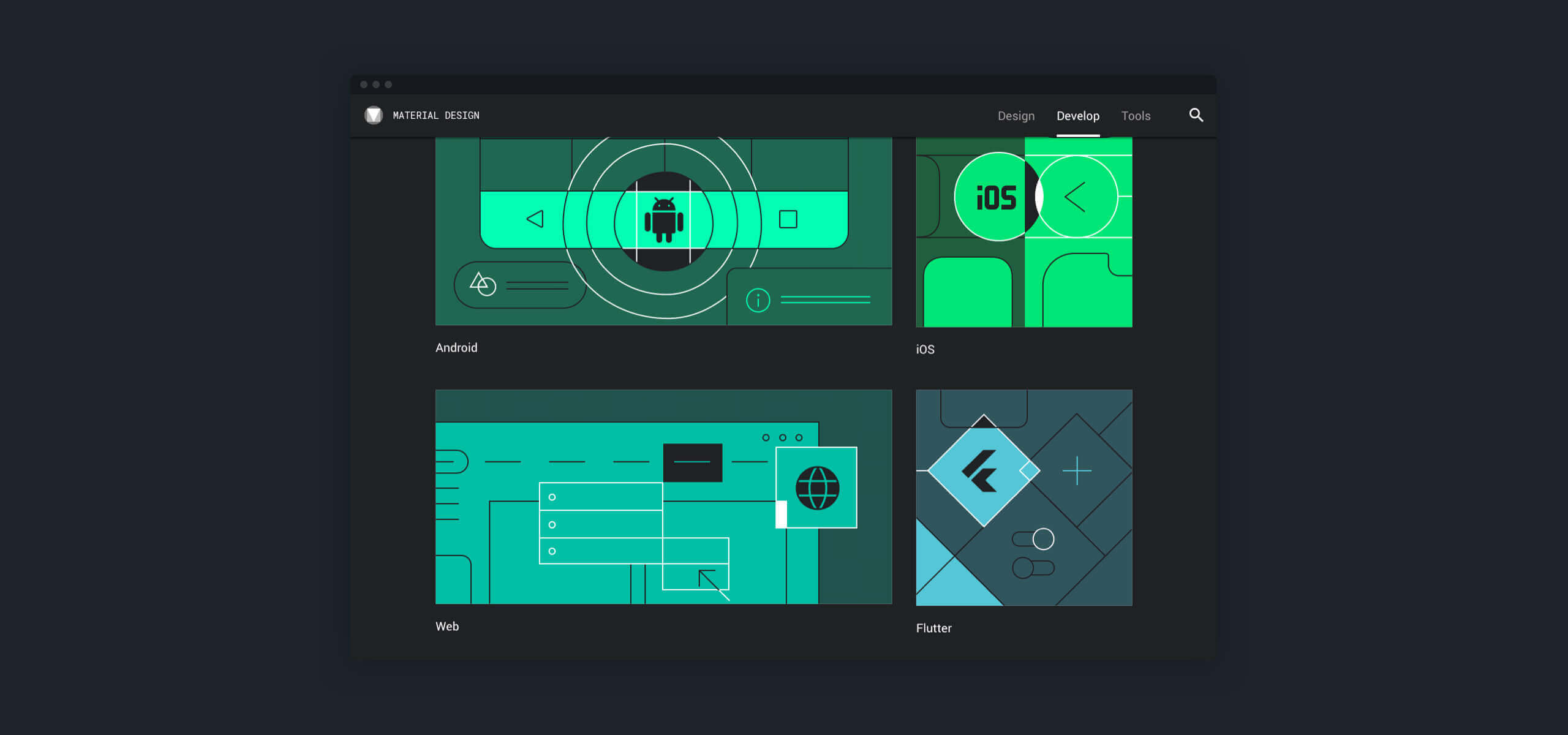 Utilizing Material to create a design system
